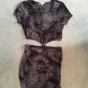 Cutout Tye Dye Dress